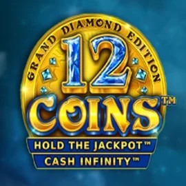 12 Coins Grand Diamond Edition online game logo by Wazdan on robocatcasinoo.com