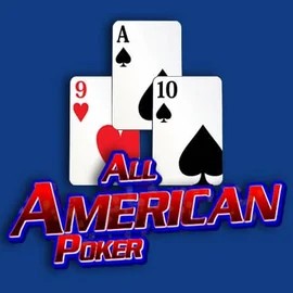 All American Poker online game logo by RTG (Reel Time Gaming) on robocatcasinoo.com