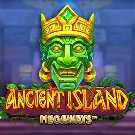 Ancient Island Megaways online game logo by Pragmatic Play on robocatcasinoo.com