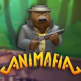 Animafia slot logo by Peter & Sons at Robocat Casino