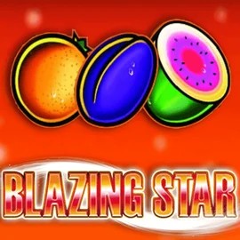 Blazing Star online game logo by Merkur Gaming on robocatcasinoo.com