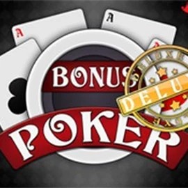 Try Bonus Poker Deluxe - 3 Hands slot by RTG (Reel Time Gaming) on robocatcasinoo.com – logo image