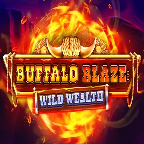 Buffalo Blaze Wild Wealth online game logo by OctoPlay on robocatcasinoo.com