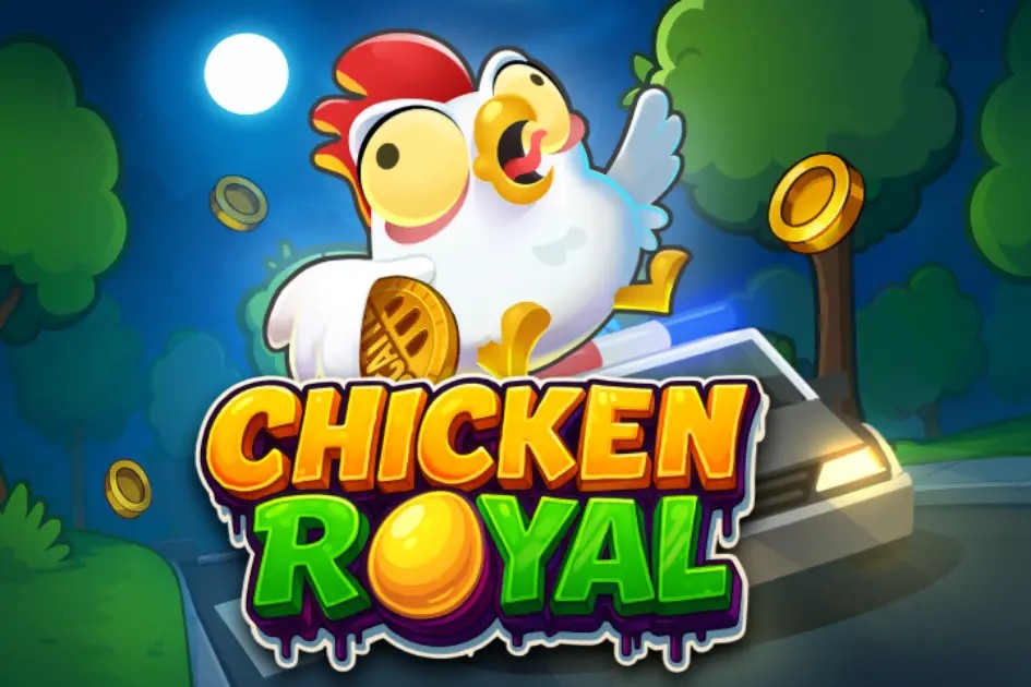 Try Chicken Royal slot by InOut on robocatcasinoo.com – logo image