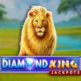 Diamond King Jackpots logo – Jackpots by SpinPlay Games at Robocat Casino