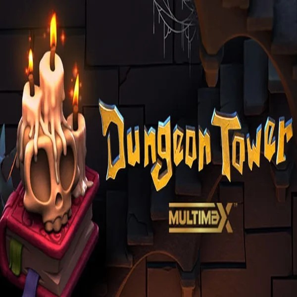 Slots logo of Dungeon Tower from Peter & Sons at Robocat Casino