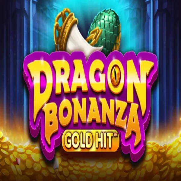Gold Hit: Dragon Bonanza slot logo by Ash Gaming at Robocat Casino
