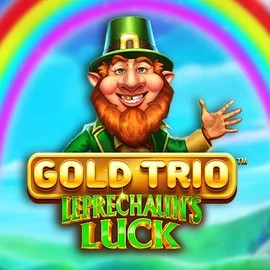 Gold Trio Leprechaun's Luck slot visual from Playtech available on robocatcasinoo.com