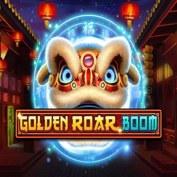 Golden Roar BOOM online game logo by Greentube on robocatcasinoo.com