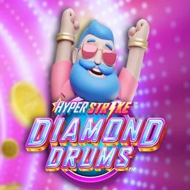 Hyper Strike Diamond Drums by Gameburger Studios, showcased at robocatcasinoo.com – game logo