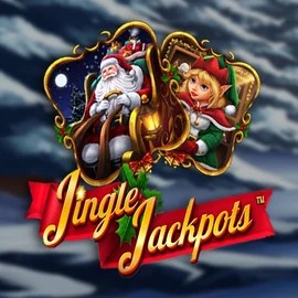 Jingle Jackpots by Dragon Gaming, showcased at robocatcasinoo.com – game logo