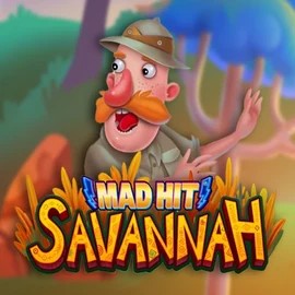 Mad Hit Savannah logo by RubyPlay Robocat Casino