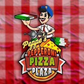 Peppe’s Pepperoni Pizza Plaza game by Pragmatic Play – logo hosted on Robocat Casino
