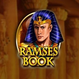 Ramses Book Deluxe slot logo by Gamomat at Robocat Casino