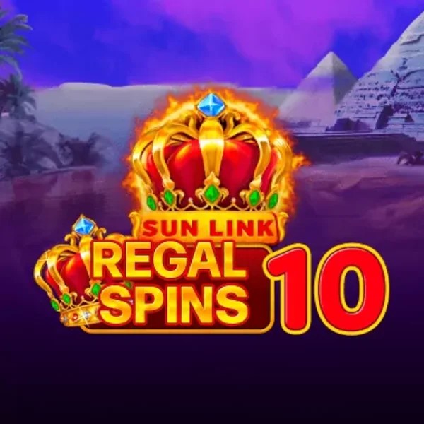 Regal Spins 10 by PatePlay, showcased at robocatcasinoo.com – game logo