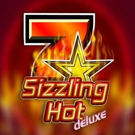 Sizzling Hot Deluxe casino game by Novomatic – featured logo at Robocat Casino