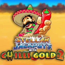 Official Jackpots logo: Stellar Jackpots with Chilli Gold x2 by Lightning Box Game at Robocat Casino