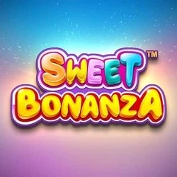 Sweet Bonanza casino game by Pragmatic Play – featured logo at Robocat Casino