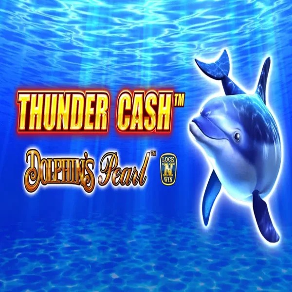 Thunder Cash Dolphins Pearl casino game by Novomatic – featured logo at Robocat Casino