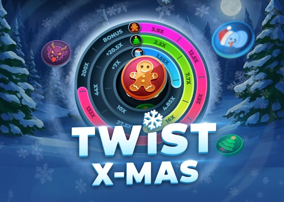 Twist X-mas game by InOut – logo hosted on Robocat Casino